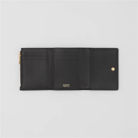 burberry ladies wallet black|Burberry small wallet.